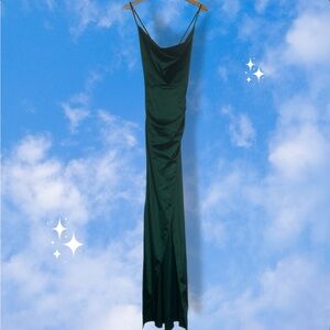 Windsor dark green maxi gown